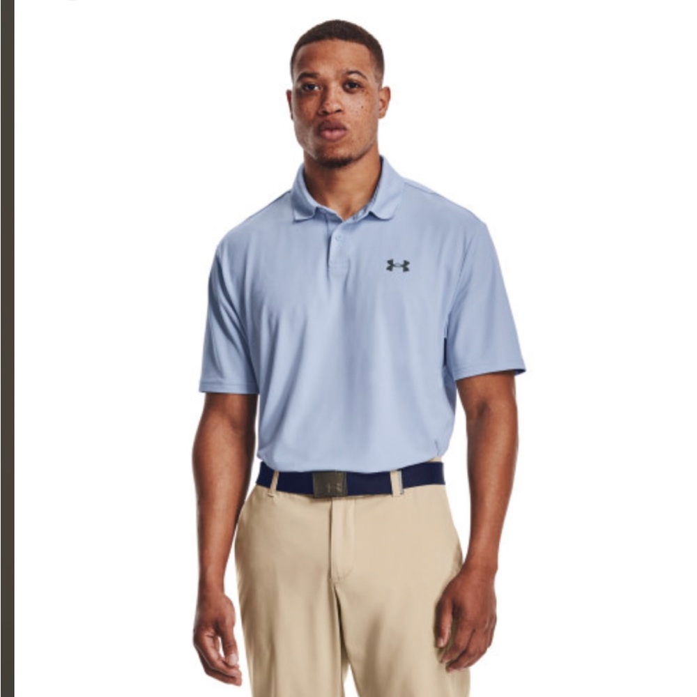 Under Armor blue shirt
